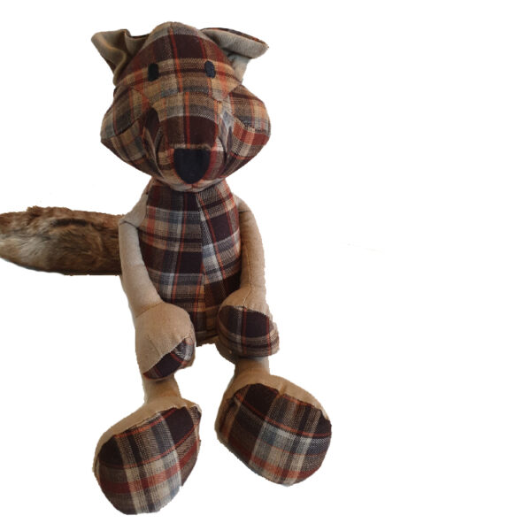 Deurstopper Vos bruin/beige