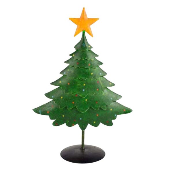 Metalen groene Kerstboom