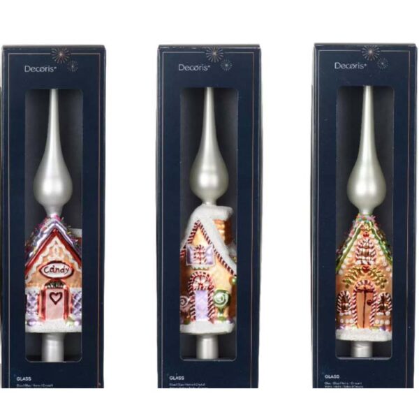 Kerstboompiek Peperkoekhuisje - Afbeelding 4
