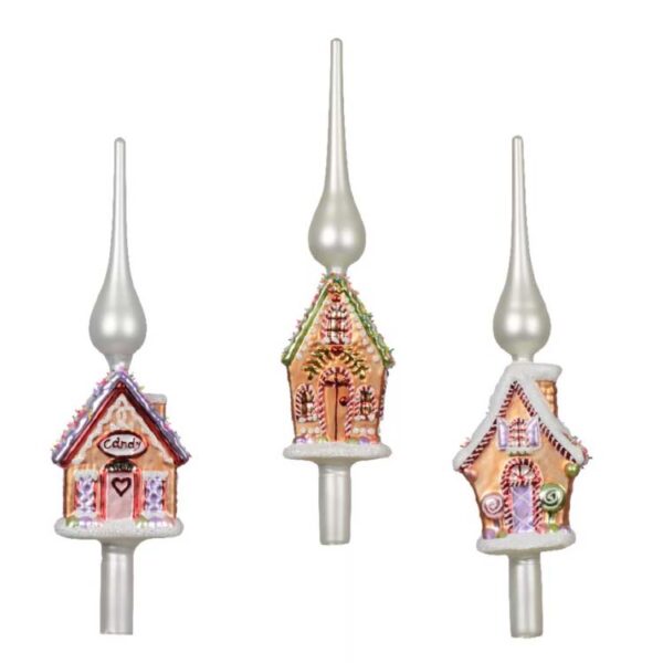 Kerstboompiek Peperkoekhuisje - Afbeelding 3